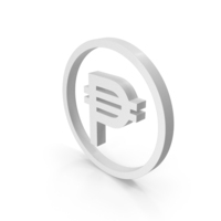 CUBA PESO ICON WHITE PNG & PSD Images
