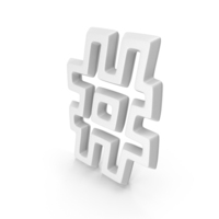 White Hash Outline Symbol PNG & PSD Images