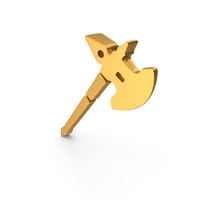 Gold Axe Icon PNG & PSD Images