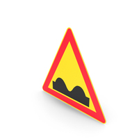Finnish Uneven Road Ahead Sign PNG & PSD Images
