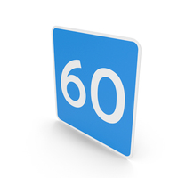 Danish Sign Advisory Max Speed PNG & PSD Images