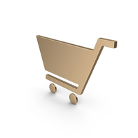 Bronze Shopping Cart Icon PNG & PSD Images