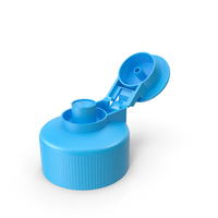 Open Flip Top Cap Blue PNG & PSD Images