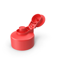 Open Flip Top Cap Red PNG & PSD Images
