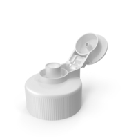 Open Flip Top Cap White PNG & PSD Images