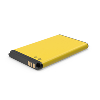 Yellow Phone Battery PNG & PSD Images
