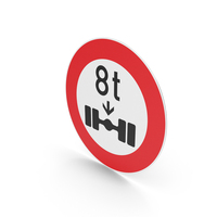 German Sign Weight Limit Per Axle PNG & PSD Images