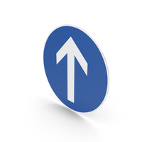 German Sign Straight Ahead PNG & PSD Images
