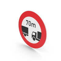 German Sign Prohibition Of Falling Below The Specified Minimum Distance PNG & PSD Images