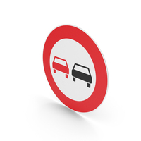 German No Overtaking Sign PNG & PSD Images
