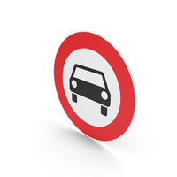 German No Motor Vehicles Except Motorcycles Without Sidecar Sign PNG & PSD Images