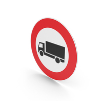 German No Heavy Goods Vehicles Sign PNG & PSD Images
