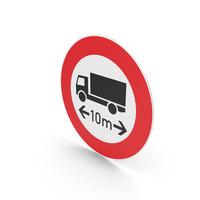 German Length Limit Sign PNG & PSD Images