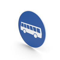 German Sign Bus Lane PNG & PSD Images