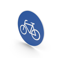German Sign Bicycle Path PNG & PSD Images