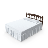 Queen Sized Bed PNG & PSD Images
