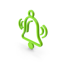 Green Bell Icon PNG & PSD Images