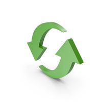 Green Recycle Symbol PNG & PSD Images