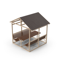 Wooden Garden Gazebo PNG & PSD Images