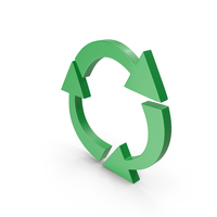 Green Recycle Symbol PNG & PSD Images