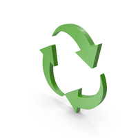 Green Recycle Symbol PNG & PSD Images