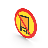 Icelandic Vehicles Carrying Dangerous Goods Prohibited Entry Sign PNG & PSD Images