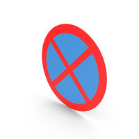 Icelandic Prohibited Stopping Sign PNG & PSD Images