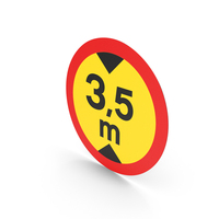 Icelandic Height Limit Sign PNG & PSD Images