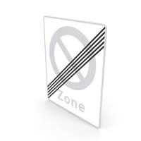 Danish End Of Zone With No Parking Sign PNG & PSD Images