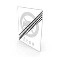 Danish End Of Zone With No Lorries Sign PNG & PSD Images
