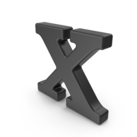 Russian KH (H) Black PNG & PSD Images