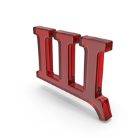 Red Glass Russian SHCH (SCH) PNG & PSD Images
