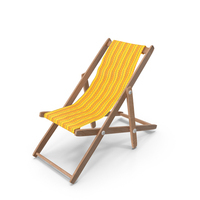 Orange Beach Chair PNG & PSD Images