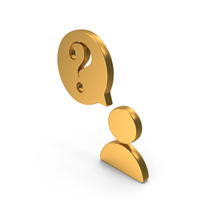 Question Mark Chat Bubble With User Help Web PNG & PSD Images