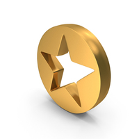 Coin With Star Frame PNG & PSD Images