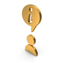 User With Information Chat Bubble PNG & PSD Images
