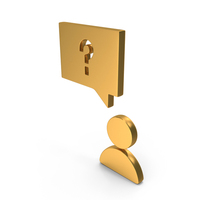 User With Question Mark Help chat Bubble PNG & PSD Images