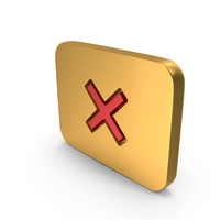 Wrong Cross Reject Mark Inside Square PNG & PSD Images