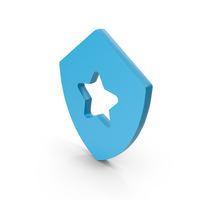 Shield Star Symbol PNG & PSD Images