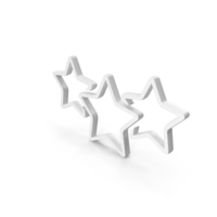 Three Stars Decorative Symbol PNG & PSD Images