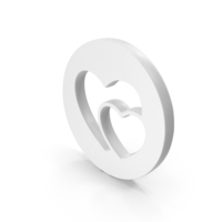Heart in Heart Coin PNG & PSD Images