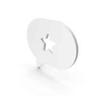 Star Favorite Chat Bubble PNG & PSD Images