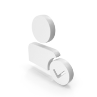 User With Tick Mark Check Correct PNG & PSD Images