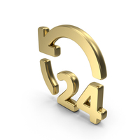 24 Hours Time Symbol PNG & PSD Images