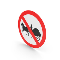 Irish Sign No Horse And Carts PNG & PSD Images