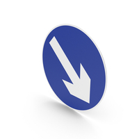 Irish Sign Keep Right PNG & PSD Images