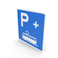 Finnish Park And Ride Sign PNG & PSD Images