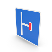Finnish Sign No through Road PNG & PSD Images