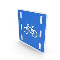 Finnish Sign Cycle Lane PNG & PSD Images