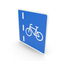 Finnish Sign Cycle Lane PNG & PSD Images